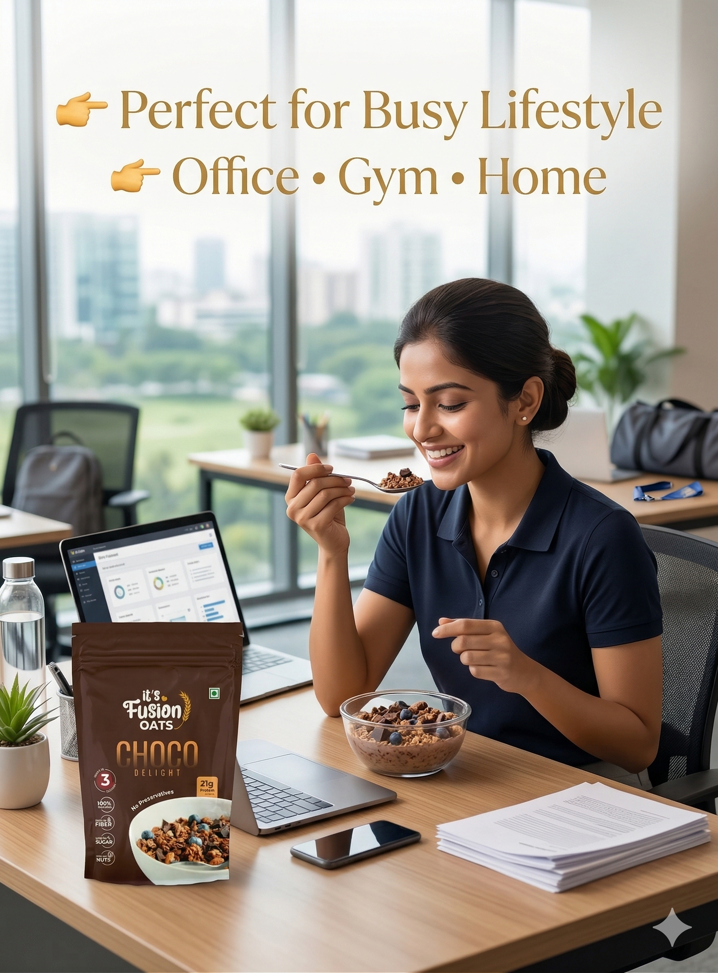 Choco Delight | 3-Min Breakfast Oats (80g x 3)