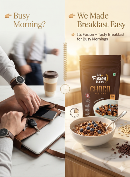 Choco Delight | 3-Min Breakfast Oats (80g)