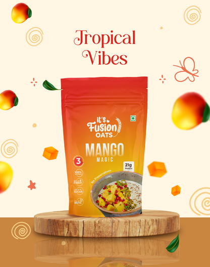 Mango Magic | 3-Min Breakfast Oats (80g)