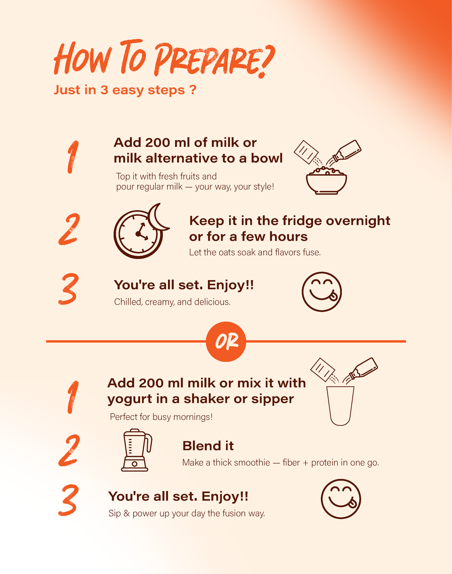 Mango Magic | 3-Min Breakfast Oats (80g)